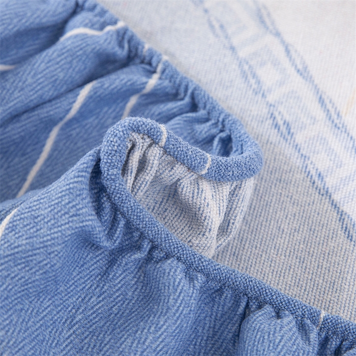 91家纺网 家纺一手货源 找家纺 棉乐町 2025新款老粗布床笠 思绪