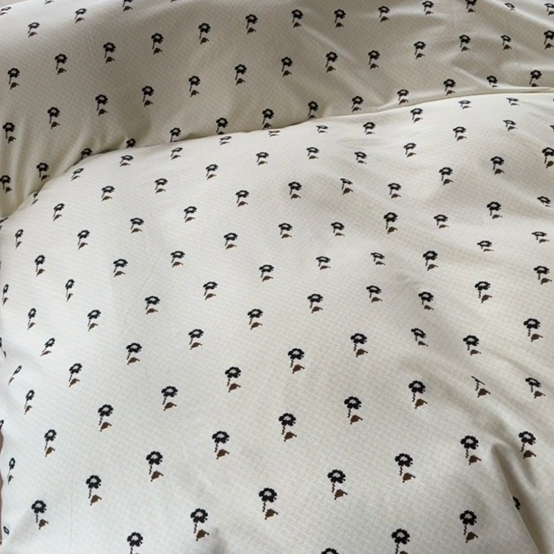 91家纺网 家纺一手货源 找家纺 田野 2023新款全棉加厚活性磨毛四件套 婷锦