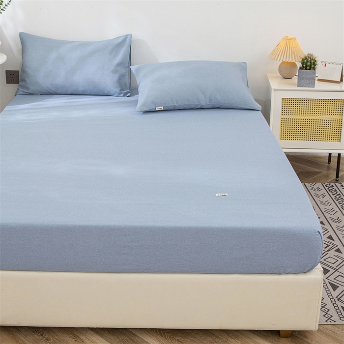 91家纺网 家纺一手货源 找家纺 棉乐町 2025新款老粗布床笠 偶遇