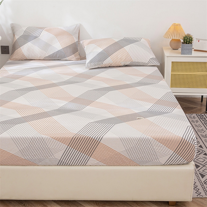 91家纺网 家纺一手货源 找家纺 棉乐町 2025新款老粗布床笠 艾米