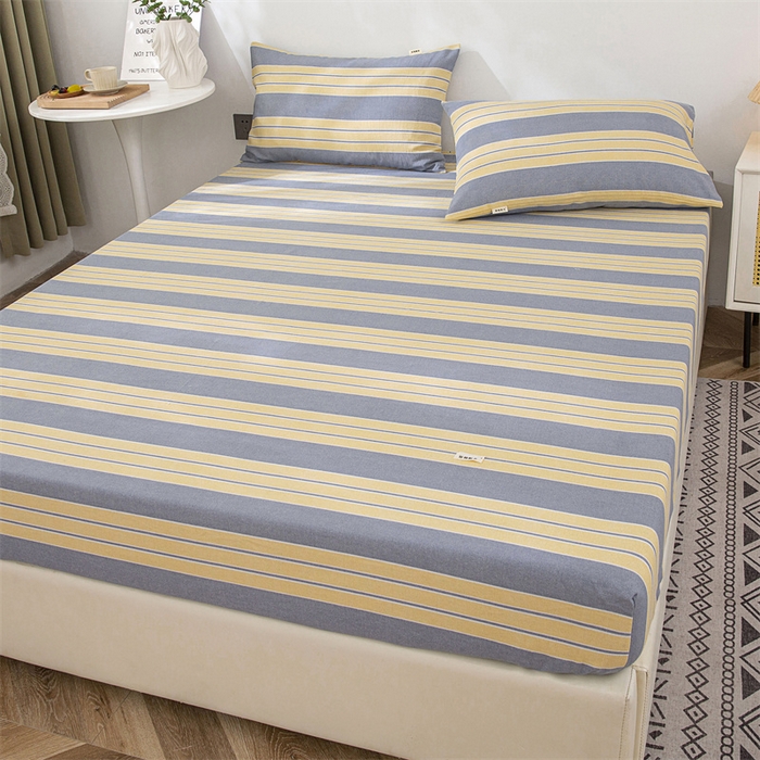 91家纺网 家纺一手货源 找家纺 棉乐町 2025新款老粗布床笠 温馨