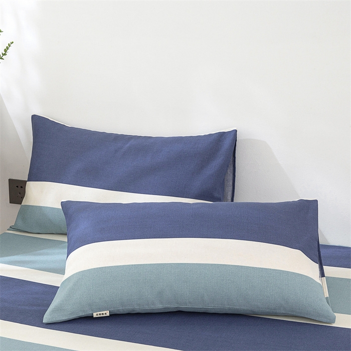 91家纺网 家纺一手货源 找家纺 首爱家纺 2025新款纯棉老粗布床笠 欢乐