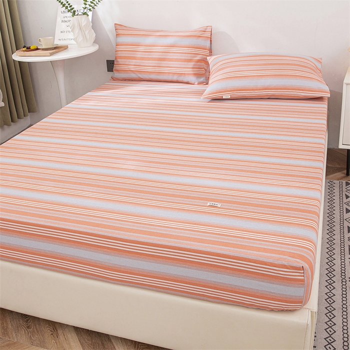 91家纺网 家纺一手货源 找家纺 棉乐町 2025新款老粗布床笠 热恋