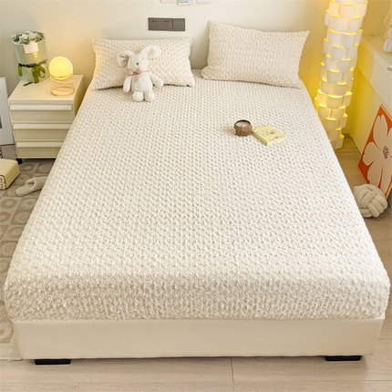 91家纺网 家纺一手货源 找家纺 （总）名兮家居 2023新款高克重加厚兔毛绒床笠