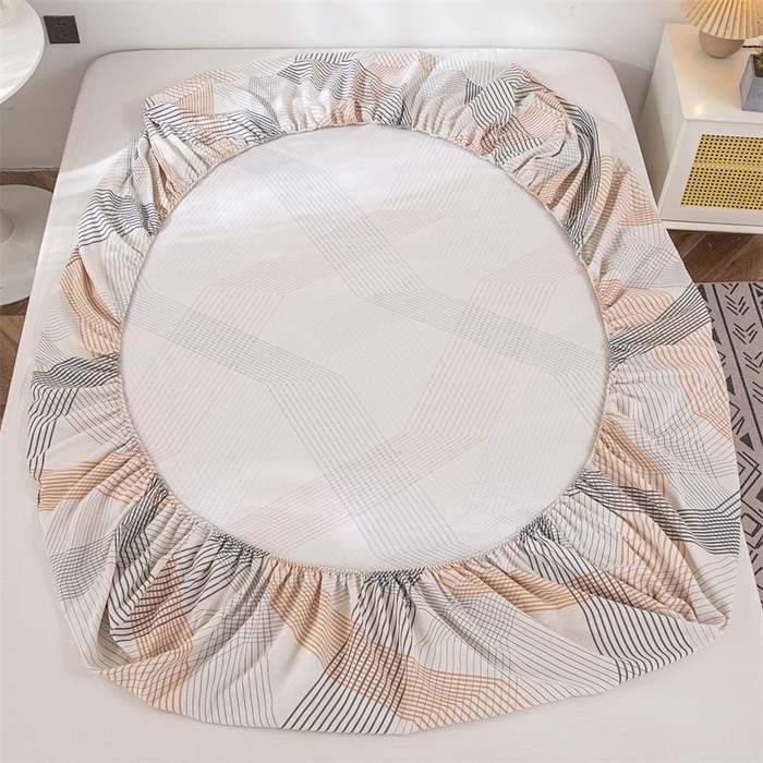 91家纺网 家纺一手货源 找家纺 棉乐町 2025新款老粗布床笠 艾米