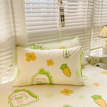 91家纺网 家纺一手货源 找家纺 （总）名兮家居 2023新款全棉简约印花枕套