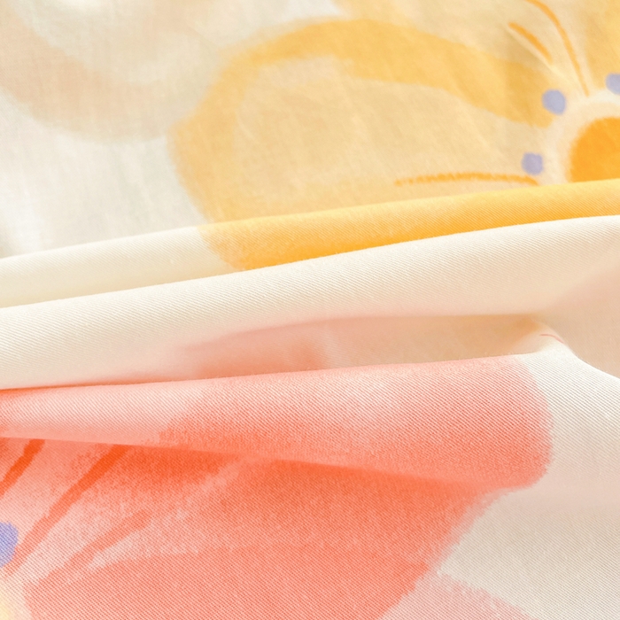 91家纺网 家纺一手货源 找家纺 名兮家居 2023新款全棉简约印花枕套 春暖花开