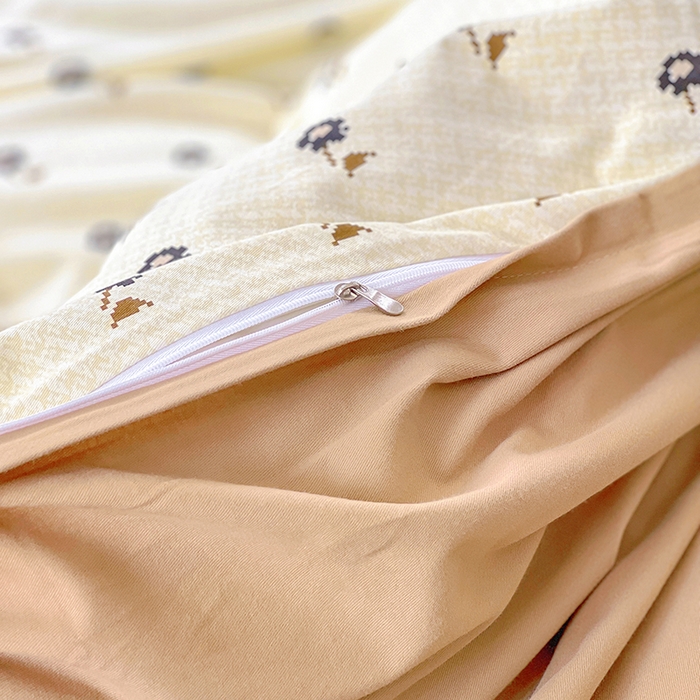 91家纺网 家纺一手货源 找家纺 田野 2023新款全棉加厚活性磨毛四件套 婷锦