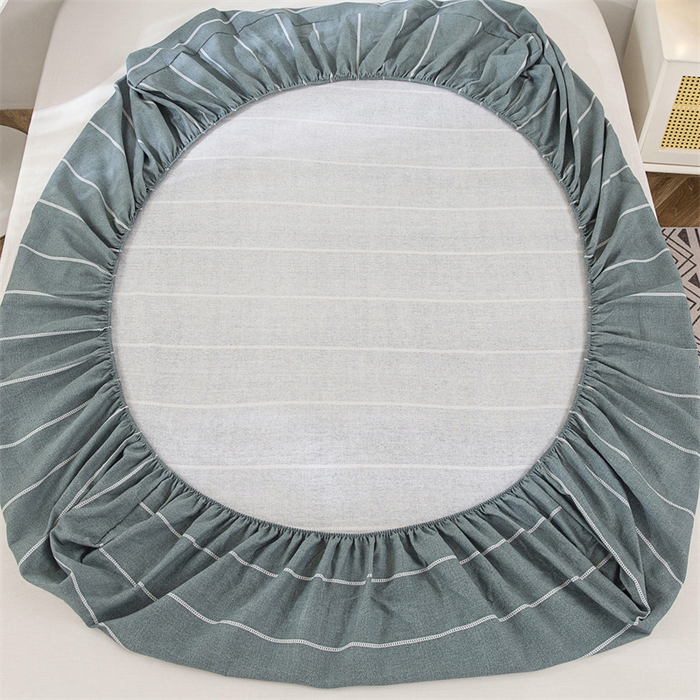 91家纺网 家纺一手货源 找家纺 棉乐町 2025新款老粗布床笠 初见