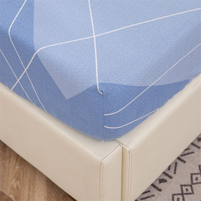 91家纺网 家纺一手货源 找家纺 棉乐町 2025新款老粗布床笠 思绪