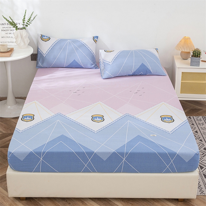 91家纺网 家纺一手货源 找家纺 棉乐町 2025新款老粗布床笠 思绪