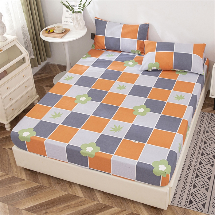 91家纺网 家纺一手货源 找家纺 棉乐町 2025新款老粗布床笠 花间