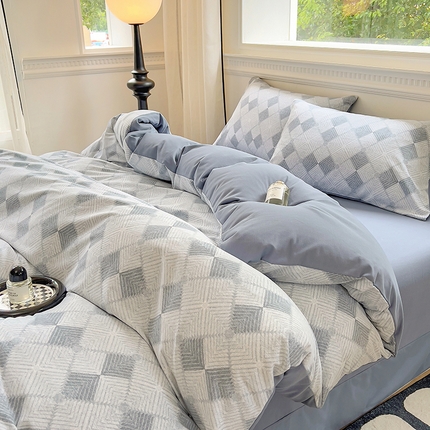 91家纺网 家纺一手货源 找家纺 （总）田野 2023新款全棉加厚活性磨毛四件套