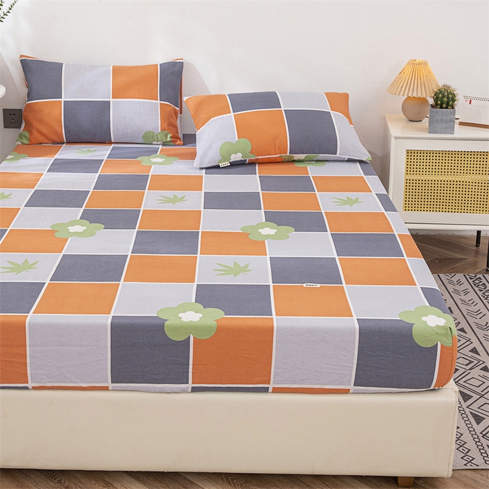 91家纺网 家纺一手货源 找家纺 棉乐町 2025新款老粗布床笠 花间