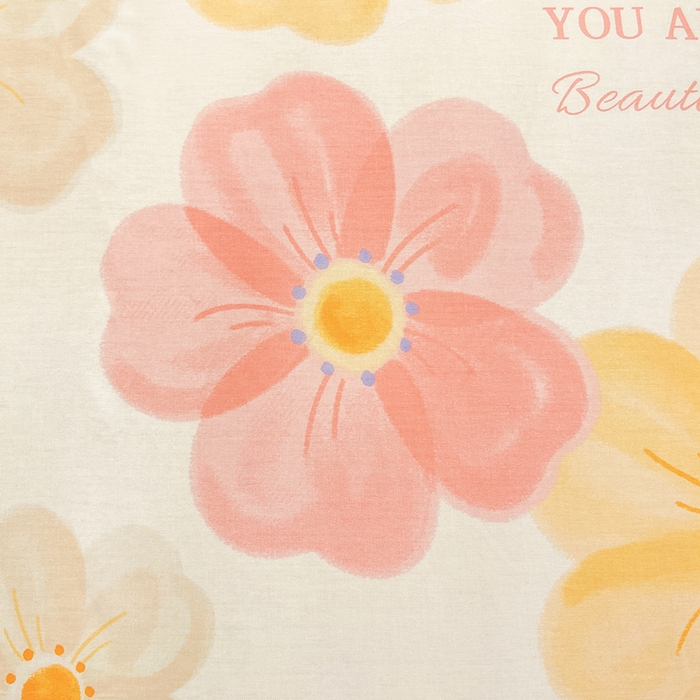 91家纺网 家纺一手货源 找家纺 名兮家居 2023新款全棉简约印花枕套 春暖花开