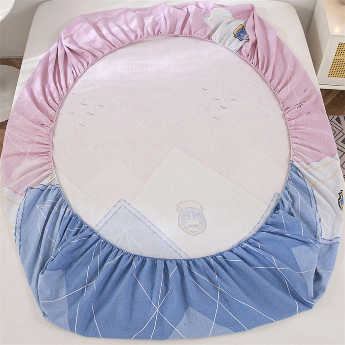 91家纺网 家纺一手货源 找家纺 棉乐町 2025新款老粗布床笠 思绪