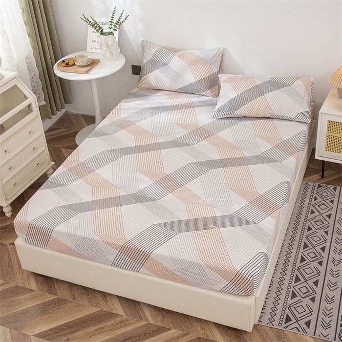 91家纺网 家纺一手货源 找家纺 棉乐町 2025新款老粗布床笠 艾米