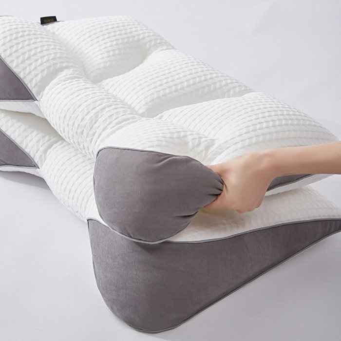 91家纺网 家纺一手货源 找家纺 （总）拾光枕芯 2023新款天丝针织棉喵喵枕枕头枕芯