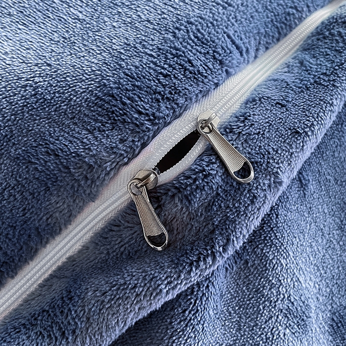 91家纺网 家纺一手货源 找家纺 澳梵 2023新款雕花牛奶绒贝壳边工艺四件套 威廉-雾霾蓝