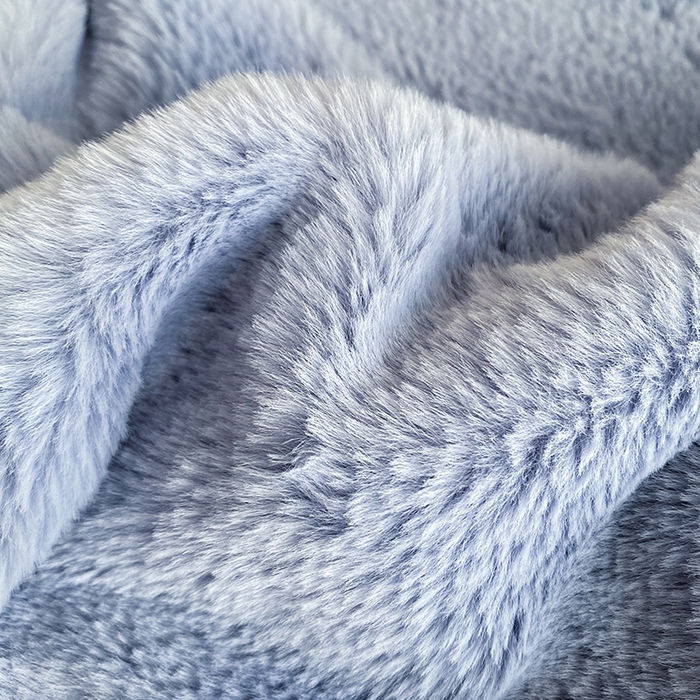 91家纺网 家纺一手货源 找家纺 澳梵 2023新款【山茶花】小香风刺绣兔兔绒牛奶绒四件 山茶花-雾霾蓝