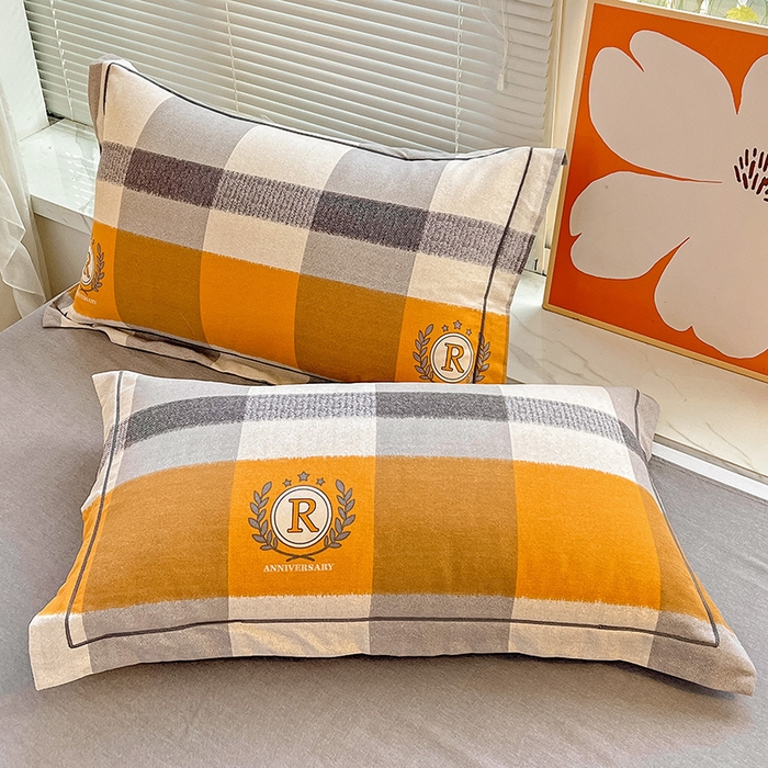 91家纺网 家纺一手货源 找家纺 （总）棉生活家纺 2023新款铂金全棉磨毛系列（AB版）单枕套