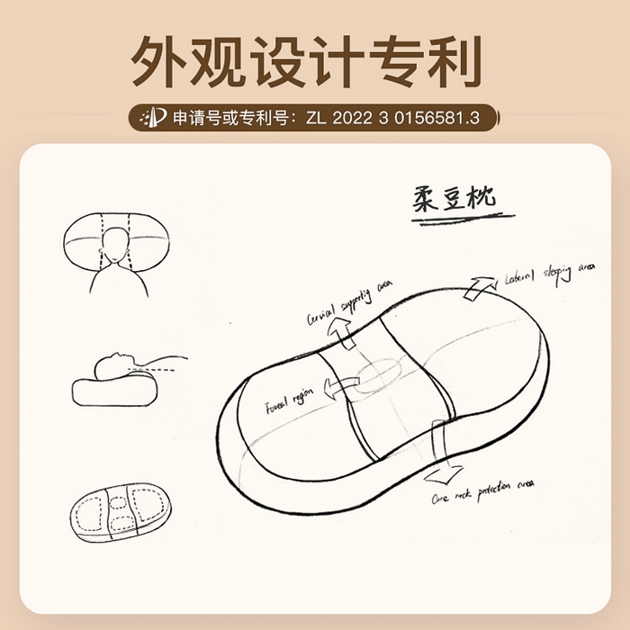 91家纺网 家纺一手货源 找家纺 （总）芯链 2023新款莫兰迪色系生物基记忆棉柔豆枕