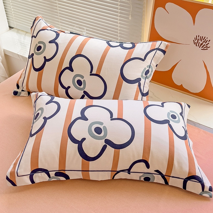 91家纺网 家纺一手货源 找家纺 （总）棉生活家纺 2023新款铂金全棉磨毛系列（AB版）单枕套