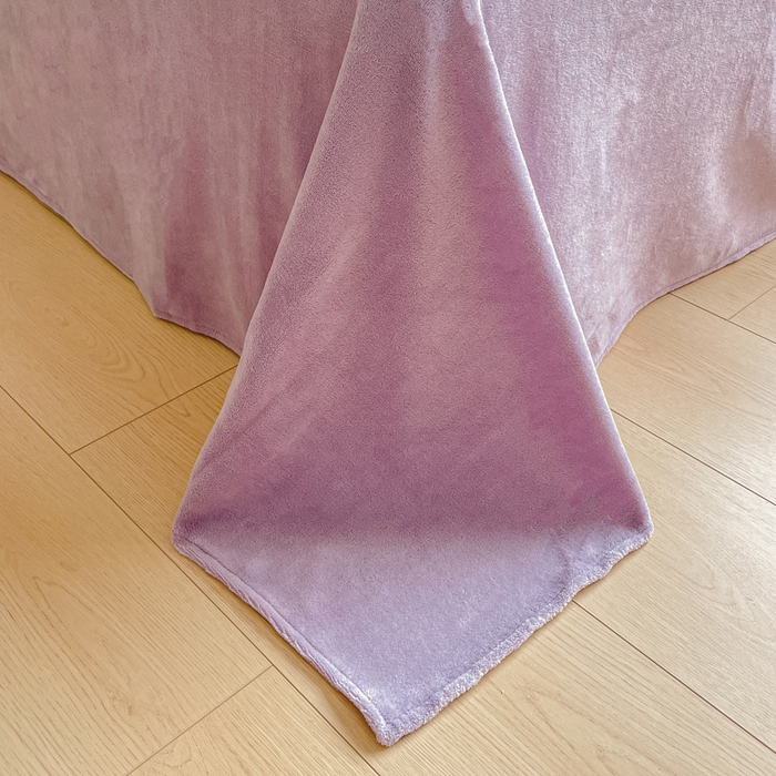 91家纺网 家纺一手货源 找家纺 三朵 2023新款牛奶绒小清新系列四件套 粉郁花间