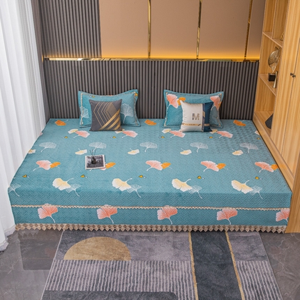 91家纺网 家纺一手货源 找家纺 （总）手艺人 2025新款牛奶绒炕盖榻榻米炕垫新款水溶边K217-K252