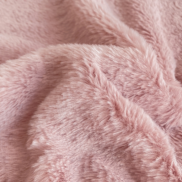 91家纺网 家纺一手货源 找家纺 澳梵 2023新款【山茶花】小香风刺绣兔兔绒牛奶绒四件 山茶花-豆沙红