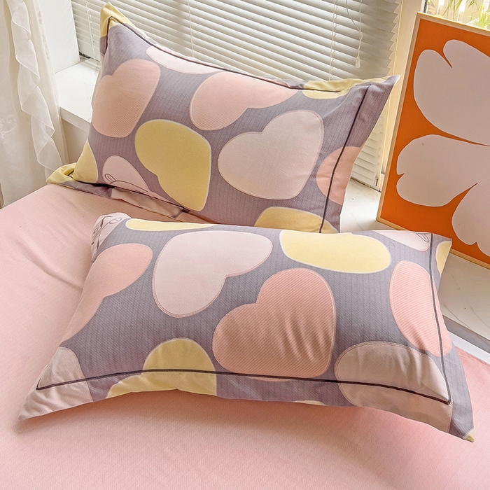 91家纺网 家纺一手货源 找家纺 （总）棉生活家纺 2023新款铂金全棉磨毛系列（AB版）单枕套