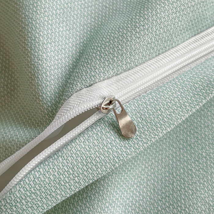 91家纺网 家纺一手货源 找家纺 金麦 2023新款全棉磨毛原棉宽边刺绣四件套系列-梦娜 梦娜-冰川灰