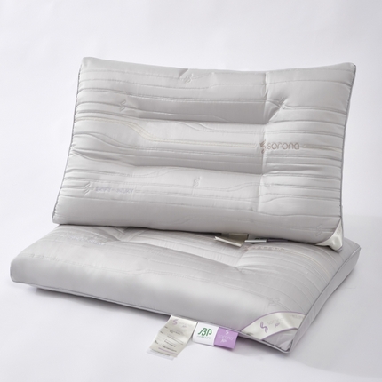 91家纺网 家纺一手货源 找家纺 拾光枕芯 2023新款米丝弹索罗娜杜邦枕头枕芯 杜邦枕灰色