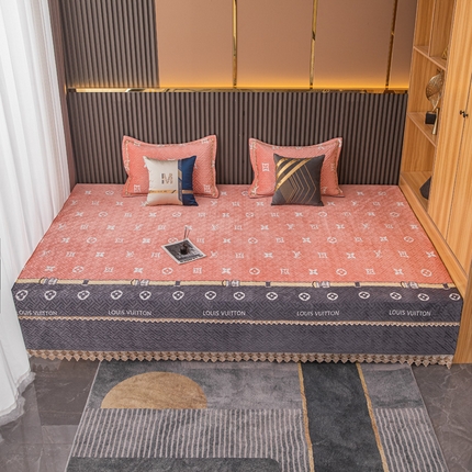 91家纺网 家纺一手货源 找家纺 （总）手艺人 2025新款牛奶绒炕盖榻榻米炕垫新款水溶边K217-K252