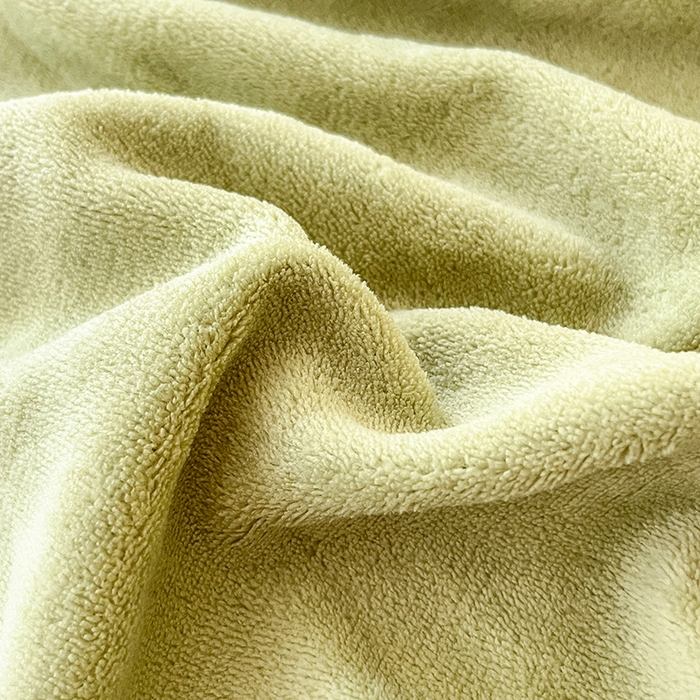 91家纺网 家纺一手货源 找家纺 三朵 2023年新款秋冬牛奶绒床笠 橄榄绿