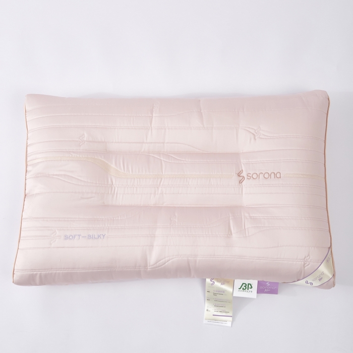 91家纺网 家纺一手货源 找家纺 拾光枕芯 2023新款米丝弹索罗娜杜邦枕头枕芯 杜邦枕豆沙色