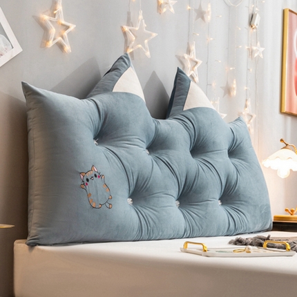 91家纺网 家纺一手货源 找家纺 （总）碧尔家居 2025新款ins风猫长条床靠背靠垫靠枕