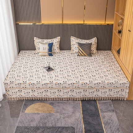 91家纺网 家纺一手货源 找家纺 （总）手艺人 2025新款牛奶绒炕盖榻榻米炕垫新款水溶边K217-K252