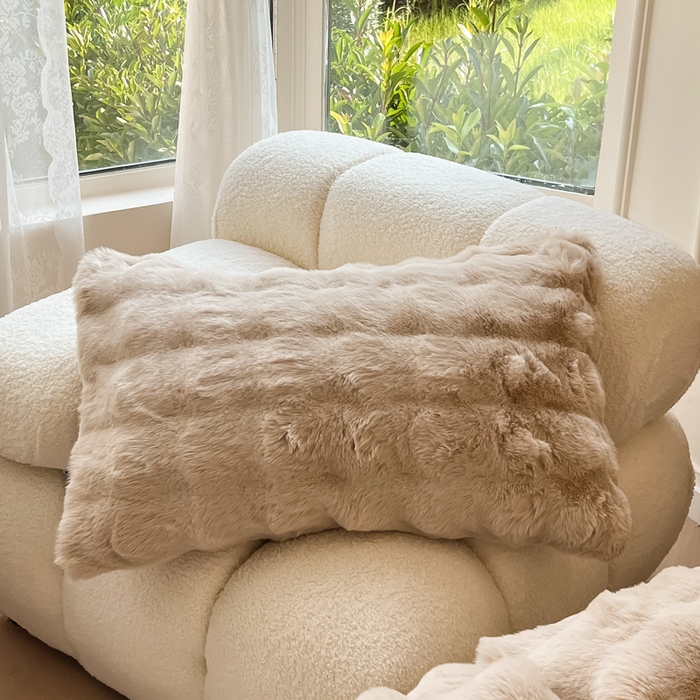 91家纺网 家纺一手货源 找家纺 慕尚 2025新款480g加厚兔毛绒兔兔绒四件套 薇妮卡其