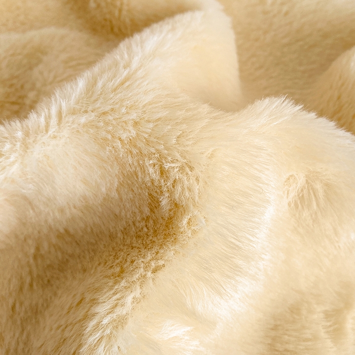 91家纺网 家纺一手货源 找家纺 澳梵 2023新款【山茶花】小香风刺绣兔兔绒牛奶绒四件 山茶花-嫩黄