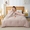 91家纺网 家纺一手货源 找家纺 鸣升家纺 新款无印风全棉色织水洗棉100%棉花被冬被被子被芯 粉小格