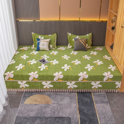 91家纺网 家纺一手货源 找家纺 （总）手艺人 2025新款牛奶绒炕盖榻榻米炕垫新款水溶边K217-K252