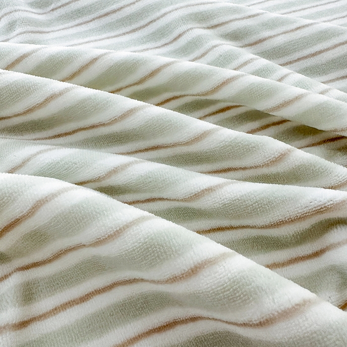 91家纺网 家纺一手货源 找家纺 三朵 2023年新款秋冬牛奶绒床笠 洛卡绿