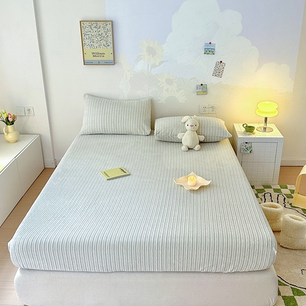 91家纺网 家纺一手货源 找家纺 （总）三朵 2023年新款秋冬牛奶绒床笠