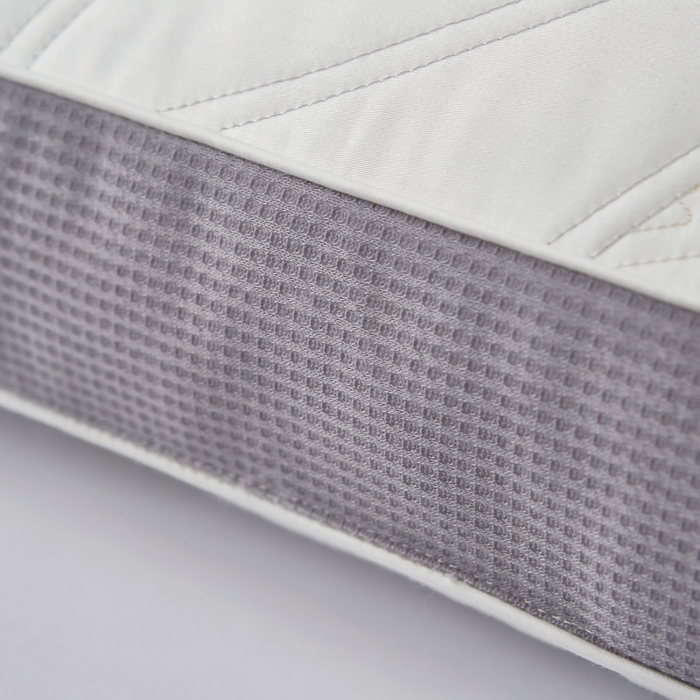 91家纺网 家纺一手货源 找家纺 拾光枕芯 2023新款天丝棉青青子钦悠悠我心枕枕头枕芯 青青子钦豆灰