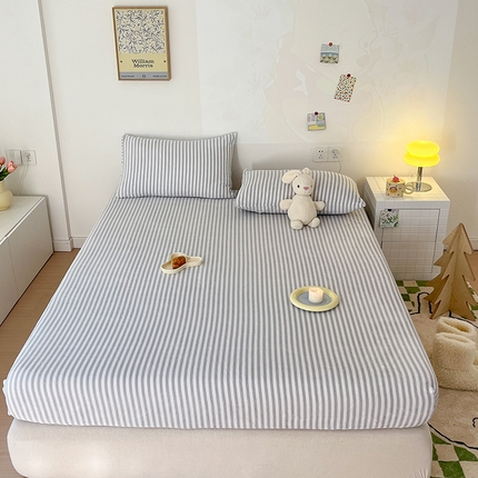 91家纺网 家纺一手货源 找家纺 （总）三朵 2023年新款秋冬牛奶绒床笠