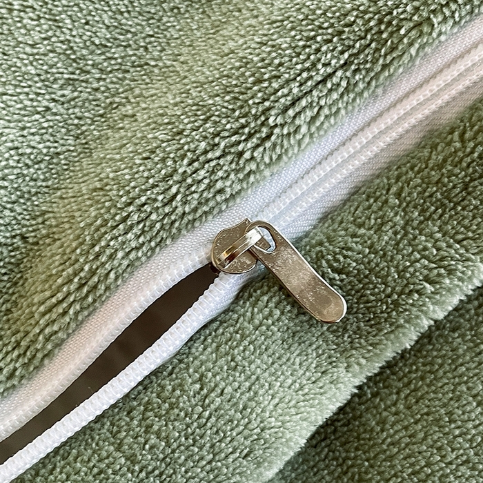 91家纺网 家纺一手货源 找家纺 澳梵 2023新款雕花牛奶绒贝壳边工艺四件套 贝拉-草绿