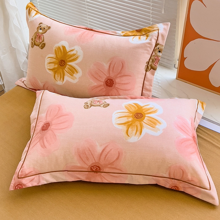 91家纺网 家纺一手货源 找家纺 （总）棉生活家纺 2023新款铂金全棉磨毛系列（AB版）单枕套