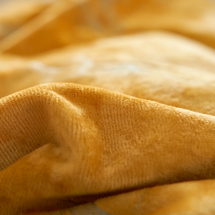 91家纺网 家纺一手货源 找家纺 安莱生活 2023年秋冬专版独创希腊绒天鹅绒烫银冰花四件套-银之光 银之光-姜黄