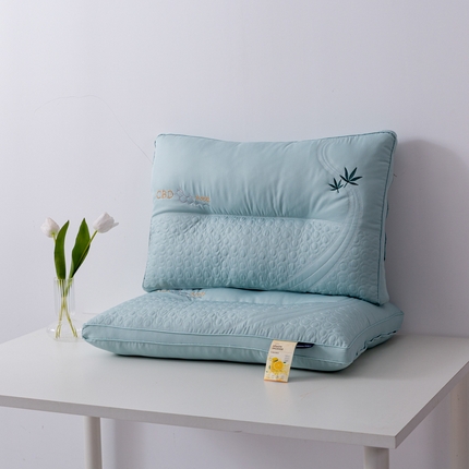 91家纺网 家纺一手货源 找家纺 （总）拾光枕芯 2023新款CBD水光柠檬护颈枕枕头枕芯